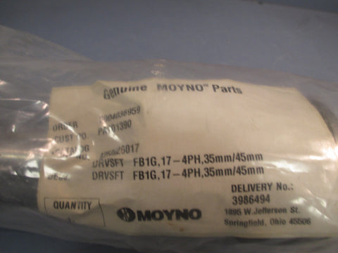 Genuine Moyno Drive Shaft Assenbly FB1G, 174PH, 35Mmm/45mm Part #4250426017