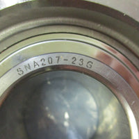 NIB IPTCI Stainless SNASFL 207 23 2 Bolt Flange Bearing 1-7/16"