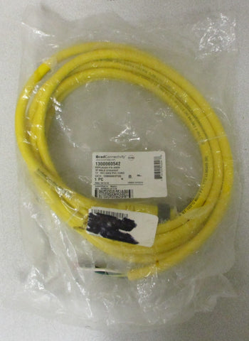Brad Connectivity Woodehead 1300060542 Cordset 12' Long 16/3 AWG PVC Cord