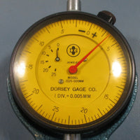 Dorsey Gage 2I25005MM Jeweled Snap Gage DIM 9.9210.002MM W Master 9.960MM