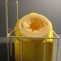 Stanley 11081 Blade Disposal Kit Yellow Container w/ White Wire Rack 11080