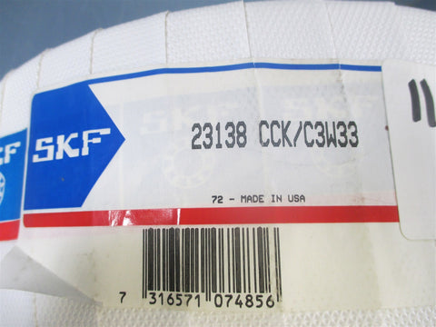 SKF Explorer 23138 CCK/C3W33 Spherical Roller Bearing  New