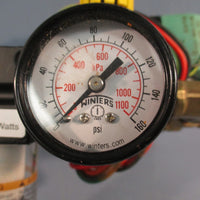 PARKER SOLENOID AND REGULATOR ASSEMBLY w/160 PSI GAUGE ASSYSOLREG