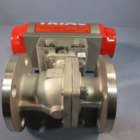 TRIAC 2" FLANGE BALL VALVE w/ PNEUMATIC ACTUATOR SS 90FS200/2R5SXX