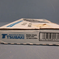 Tsubaki RS50 RIV Roller Chain 10ft Riveted Single Strand Size #50, 5/8" Pitch