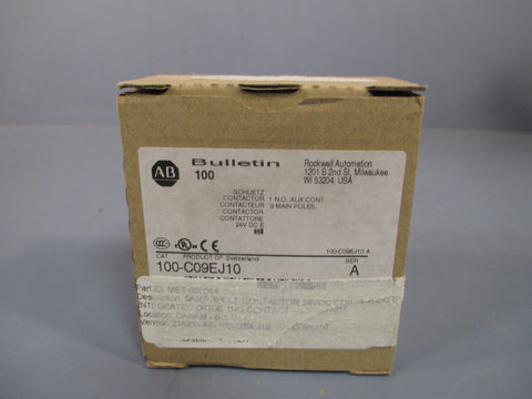 Allen Bradley Contactor 1 N.O. Contact 3Pole  Ser. A 100C09EJ10