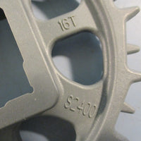Intralox S2400 Square Bore Sprocket 5.1" PD 16T Black 1.60" Bore Lot Of 3