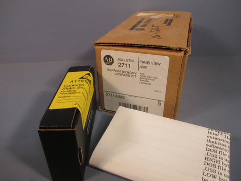 ALLENBRADLEY PANELVIEW 1200 EEPROM MEMORY UPGRADE KIT SERIES B 2711NM2