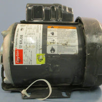 Dayton 6XJ08 Capacitor Start Motor 1/4 HP 1725 RPM 1 PH 1/2" Shaft Dia