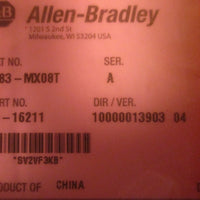 Allen Bradley 1783MX08T Ser A Ethernet Managed Port Switch Stratix 8000