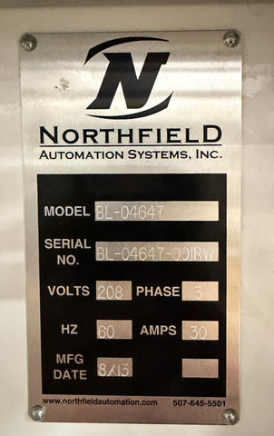 Northfield Automation 32" RolltoRoll Film Web Handlers  Unwinder and Rewinder