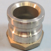 PT Coupling 20V & 20A 316SS Stainless Adapter w/ Cam & Groove Cap NWOB
