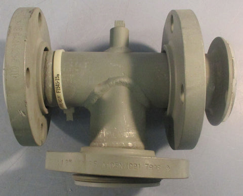 Baum F1545-15a Reducing Tee 2" BAUM PTFE ASTM 10" Overall Length