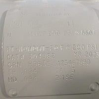 Manchester Tank 304982 Horizontal Air Tank 200 PSI 650 F 3 Gal