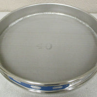 VWR 57334570 #40 U.S. Standard Testing Sieve 8" Dia 0.280mm Wire Dia