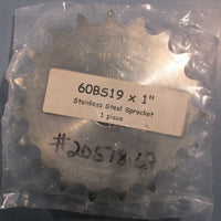 Stainless Steel Sprocket 1Pc 60BS19x1