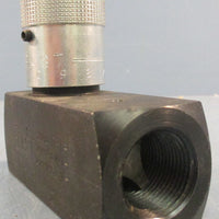 Parker F1200S Hydraulic Flow Control Valve 3000 PSI 207 BAR 25GPM