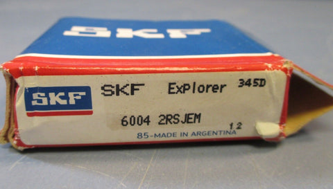 SKF 6004 2RSJEM Sealed C3 Single Row Ball Bearing 20 x 42 x 12mm NIB