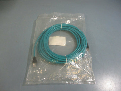 BradConnectivity Ethernet MF RJ45 8 BaseT 8M Teal Cable 1201080528 NEW