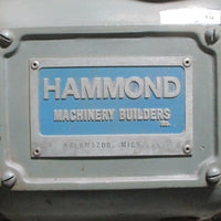 Hammond V8WD Abrasive Belt Grinder 8" Wet Sander 7.5 HP, 1750 RPM