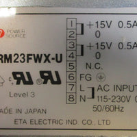 (Lot of 4) ETA Electric Power Source WRM23FWXU Power Supply 115230VAC Input