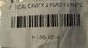 Claranor P2L110-170690 Optical Cavity 2 Flash Lamps P-100-4014 Flash Lamp