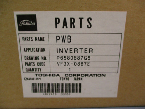 Toshiba PWB VF3X0887E RS485 Option Board FACTORY SEALED