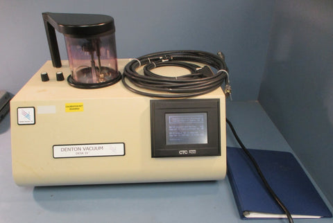 Denton Vacuum Desk IV Cold Sputter Etch Unit w/ Operating Manual
