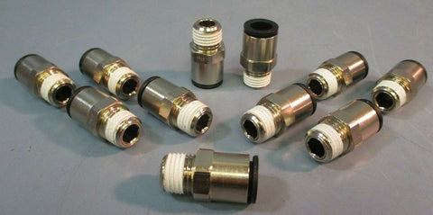 Lot of 11| Legris 3/8" Metal Male Connector 3175 55 14  1/4" NPT