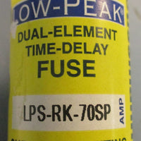 Bussmann LPSRK70SP LowPeak Time Delay Fuse 600VAC 300VDC 70A