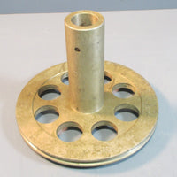 Unknown 0.185" Max V-Belt Pulley 6.25" Dia. 0.59" Bore ID & 1.12" Ext. ID Used