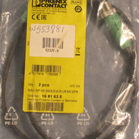 Phoenix Contact 1681635 Double-Ended Sensor/Actuator Cable M12 M to F 0.6m Long