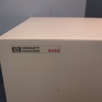 HP 8453 UVVISIBLE SPECTROPHOTOMETER G1103A 50/60Hz 100120/220240V