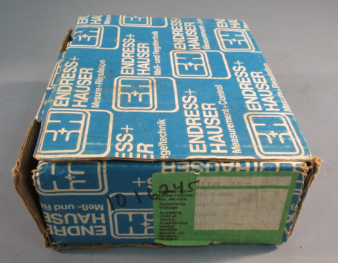 EH ENDRESS + HAUSER WETZER HTA-380 INDICATOR 24V 50/60HZ CONTACTOR MODULE