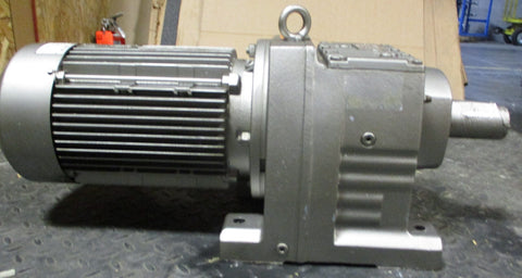 Sew Eurodrive DFV132S4-KS Gearmotor R87DV132S4-KS 21.51:1 7.5HP 2-1/8" Shaft