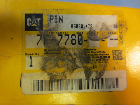 Caterpillar CAT Pin 7F-7780 USA Specifications Genuine Part New