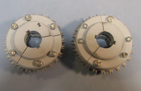 Lot of 2 Intralox E1CKK5-1 Split Hub Sprocket 1-1/4" Bore 24 Tooth Per Plate New