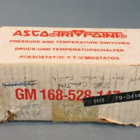 ASCO TRI POINT PA20A PNEUMATIC PRESSURE SWITCH 125/250 VAC