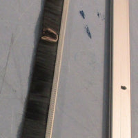 Retsun Door Sweep 18" Length 13/8" Width Aluminum Black Brush
