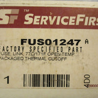 ServiceFirst FUS01247 Fuse Link Microtemp 77C/171F Open Surface Mount Lot of 2