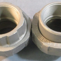 Lot of 2 Appleton Electric UNFUNY 11/2" Union 3 Piece Explosion Proof