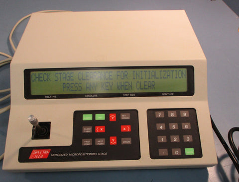 Spectra-Tech 0042-445 Motorized Micropositioning Stage Controller 1994 Ver 2.9
