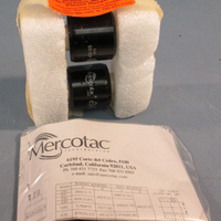 Lot of (2) MERCOTAC 430-SS Rotary Electric Connector, 4 conductors