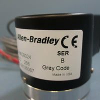 AllenBradley Absolute Encoder 845GMNXC8024 Ser. B 824V DC Grey Code NWOB