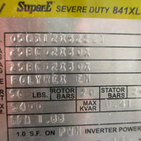 Baldor Reliance CECP83580-4 Severe Duty 841XL Motor 1HP 3500RPM 5/8" Shaft Dia