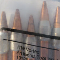 ITW Vortec 1205 Copper Air Nozzles 3/8" Airflow Amplifier (Lot of 5)