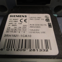 Siemens Fastbus Combination Motor Starter 3RA11254BD261AK6