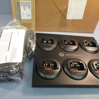 Motorola RLN6393A MagOne 6 Port Charging Base Station for Radios w/ Power Supply