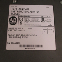 AllenBradley PLC 5 Controlnet Remote I/O adapter 1771ACN15/B