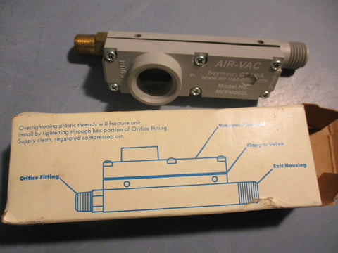 AirVac Vacuum Pump Division MFPM062L Orifice Fitting Flapper Valve